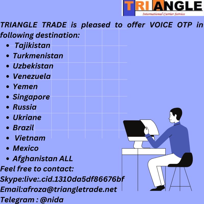 TRIANGLE TRADE offers VOICE OTP
